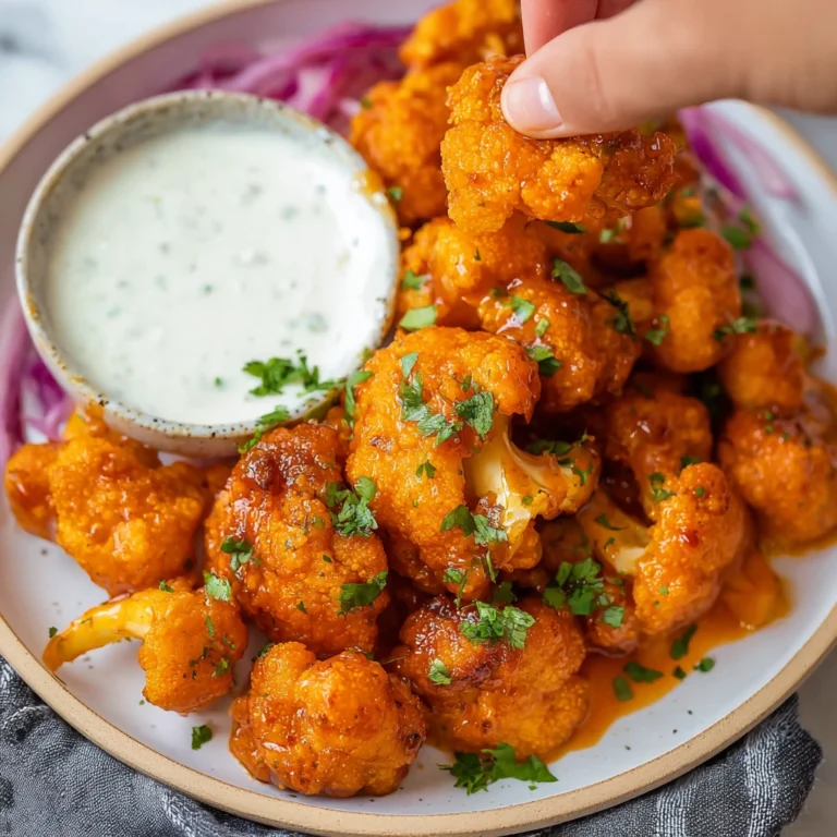 20minute Recipe Air Fryer Cauliflower Wings Honey Sriracha