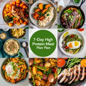 7 Day High-Protein High-Fiber Diet Meal Plan