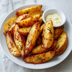 Air Fryer Crispy Potato Wedges Recipe
