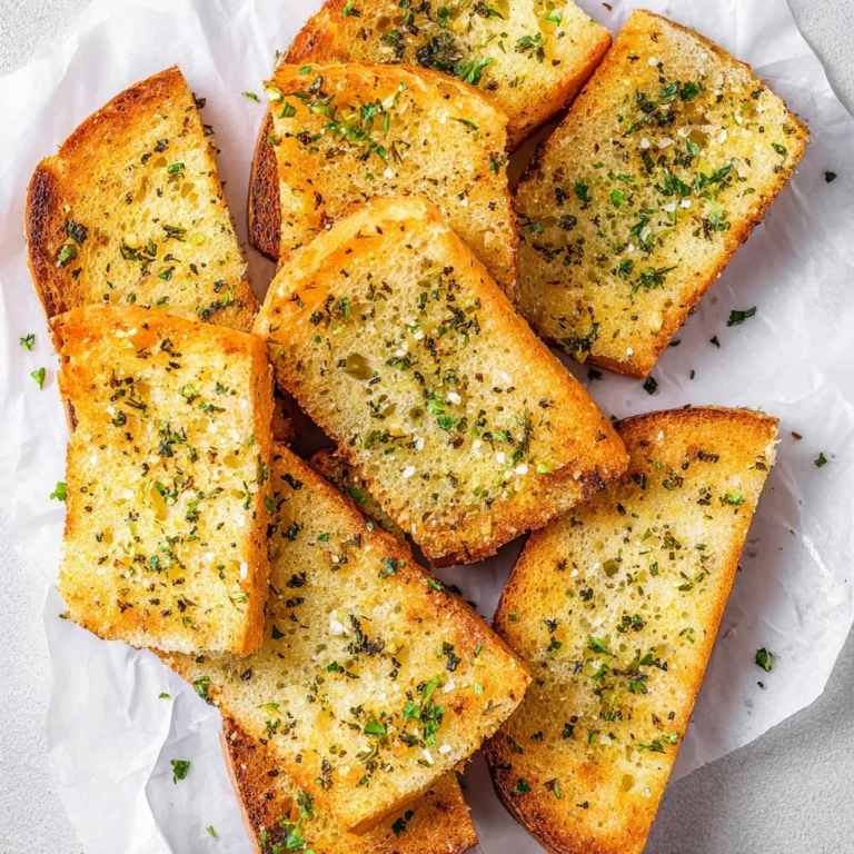 Air Fryer Garlic Bread Snack