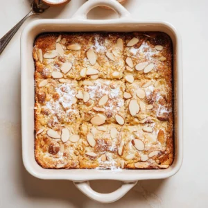 Almond Croissant Baked Oatmeal