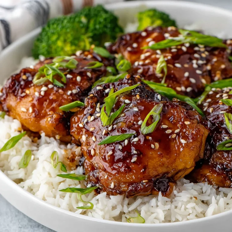 Baked Teriyaki Chicken Thighs