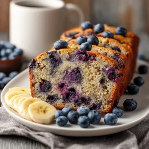 Blueberry Banana Protein Loaf That’s Moist, Wholesome, and Packed With Flavor