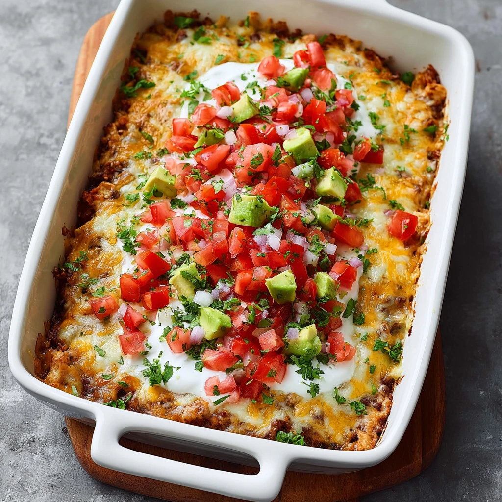 Burrito Casserole Recipe Cozy Crowdpleaser
