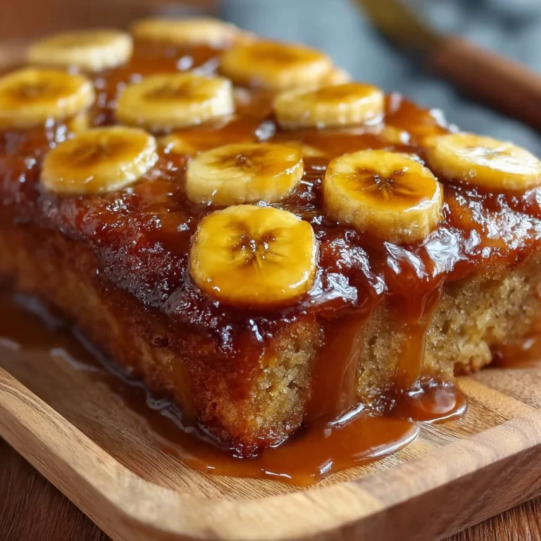 Caramelized Banana Upsidedown Bread Recipe Perfect Homemade Treat