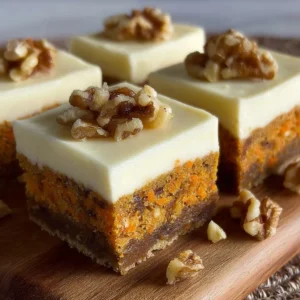 Carrot Cake Cheesecake Bars