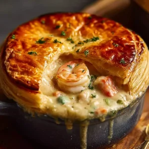 Cheddar Bay Biscuit Seafood Pot Pie