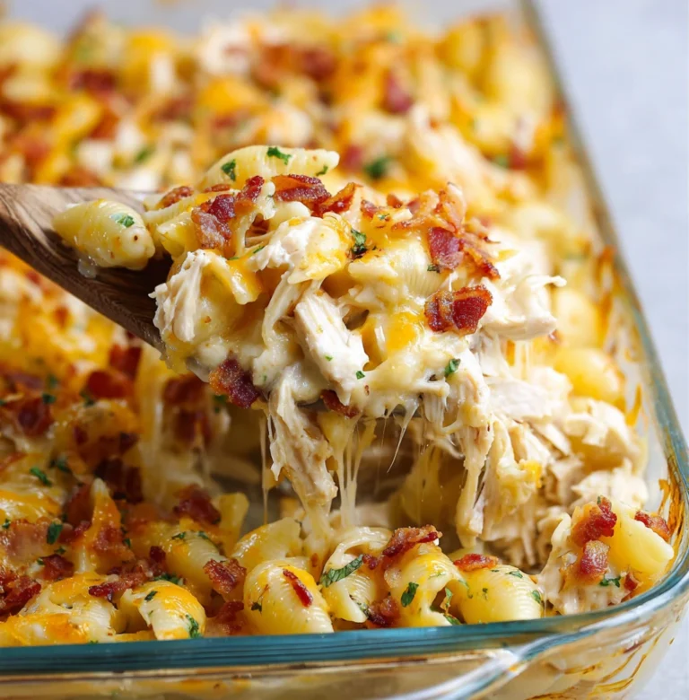 Chicken Bacon Ranch Casserole Creamy Cheesy