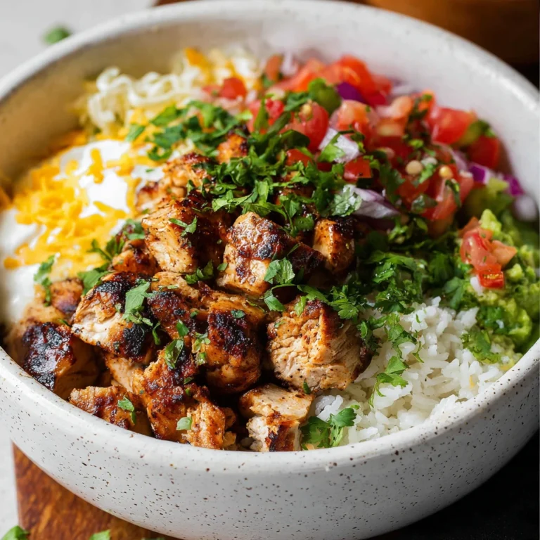 Chicken Burrito Bowls