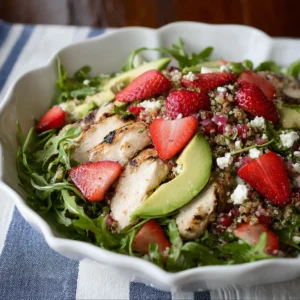 Chicken Quinoa Strawberry Salad