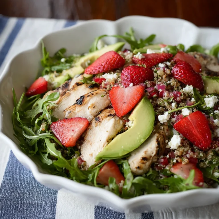 Chicken Quinoa Strawberry Salad