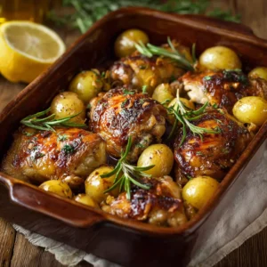 Chicken Thighs and Potatoes