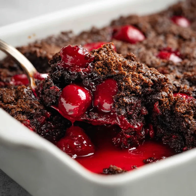Chocolate Cherry Dump Cake