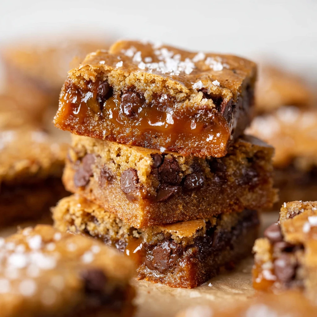Chocolate Chip Caramel Bars