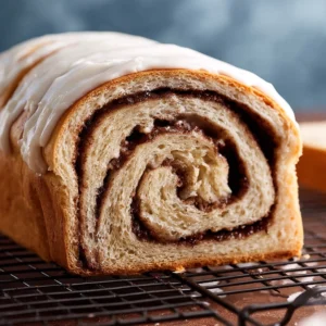 Cinnamon Swirl Bread with Icing