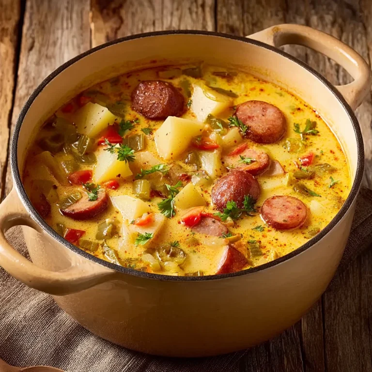 Classic Dutch Oven Cajun Potato Soup