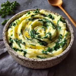 Colcannon Mashed Potatoes with Kale