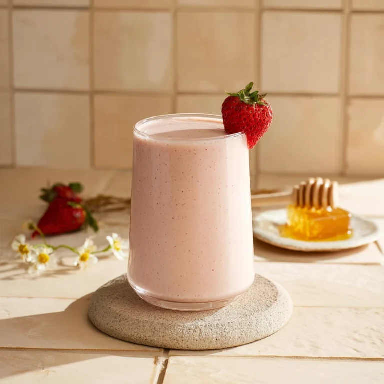 Cottage Cheese Smoothie Strawberrybanana