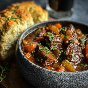 Cozy Guinness Beef Stew Recipe with Easy Irish Soda Bread for Perfect Comfort Meal