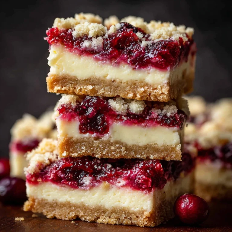 Cranberry Cheesecake Bars