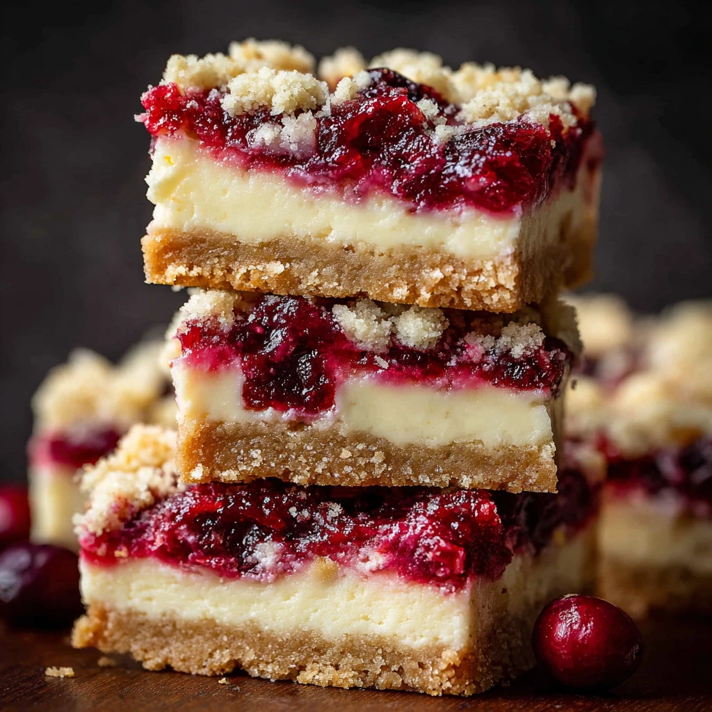 Cranberry Cheesecake Bars