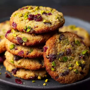 Cranberry Orange Pistachio Cookies for a Festive Flavor Boost