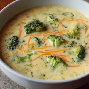 Creamy Broccoli and Cheddar Soup