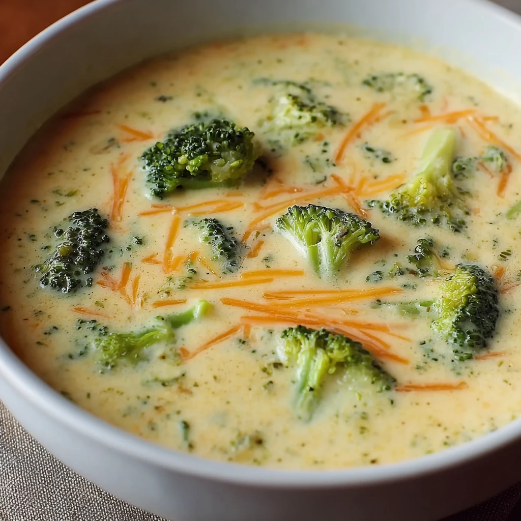 Creamy Broccoli Cheddar Soup