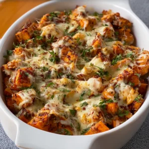 Creamy Cajun Chicken and Sweet Potatoes