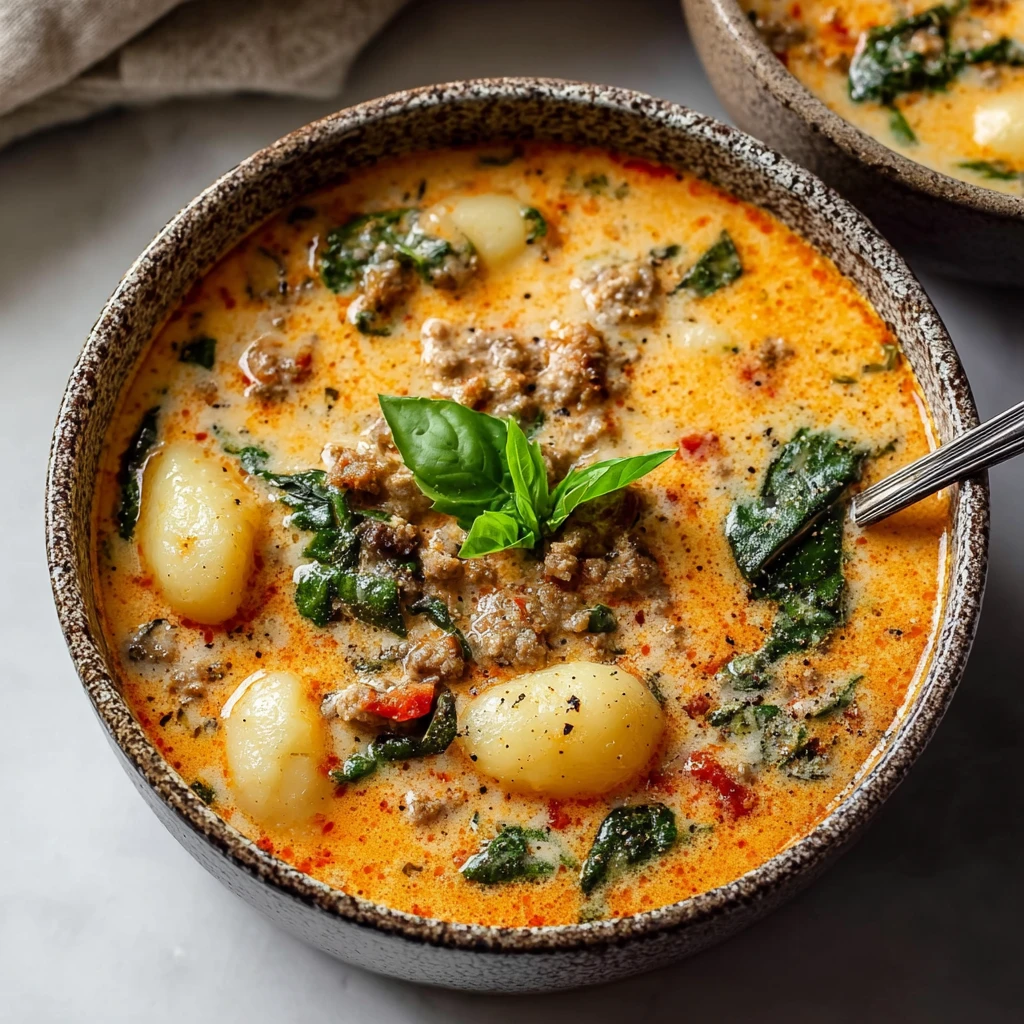 Creamy Italian Sausage Gnocchi Soup Cozy Family Goto