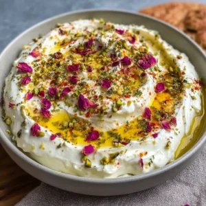 Creamy Labneh Spread Recipe Easy Homemade with Olive Oil and Aleppo Pepper