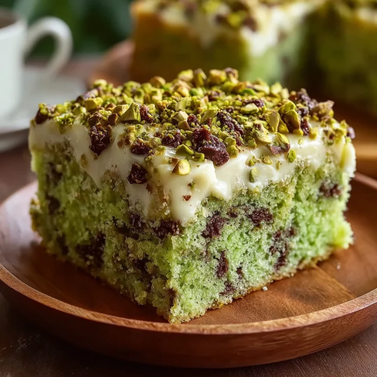 Creamy Pistachio Pudding Poke Cake Recipe Green Velvet
