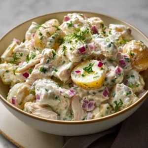Creamy Ranch Chicken Potato Salad That Steals the Spotlight at Every Table