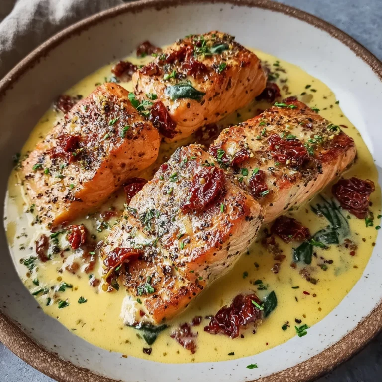 Creamy Tuscan Salmon Recipe Sundried Tomato Dinner Idea