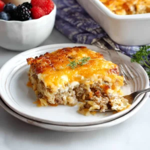 Crescent Roll Breakfast Casserole