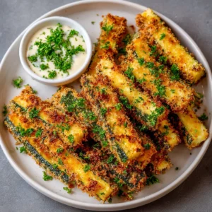 Crispy Baked Zucchini Fries