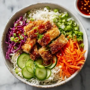 Crispy Coconut Crusted Tofu Bowl Recipe