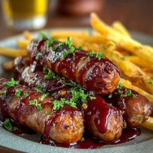 Crispy Currywurst Delight Recipe with Perfect Golden Fries at Home