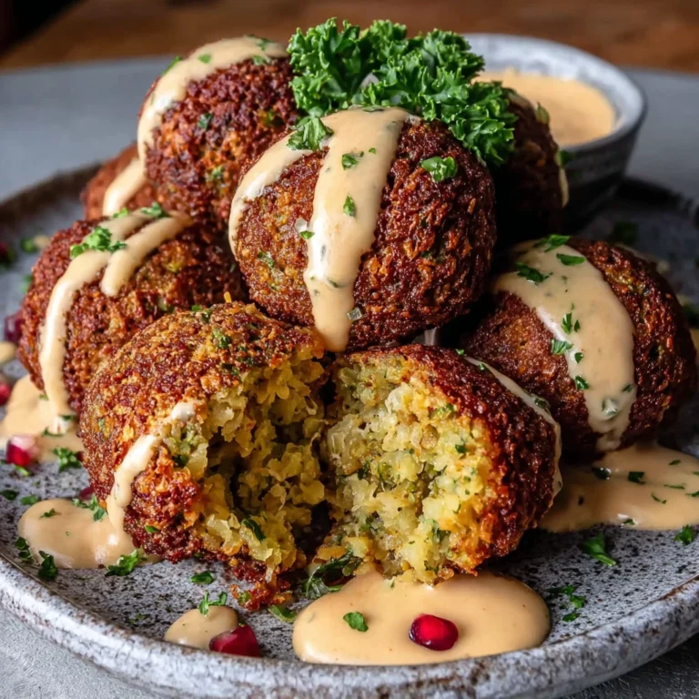 Crispy Falafel Platter Recipe Creamy Tahini Sauce Guide