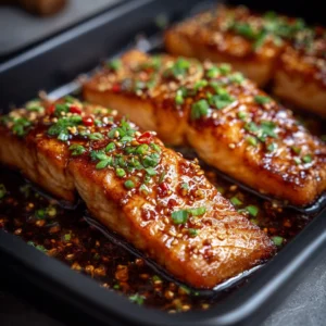 Crispy Honey Garlic Glazed Salmon Recipe That Pops with Flavor