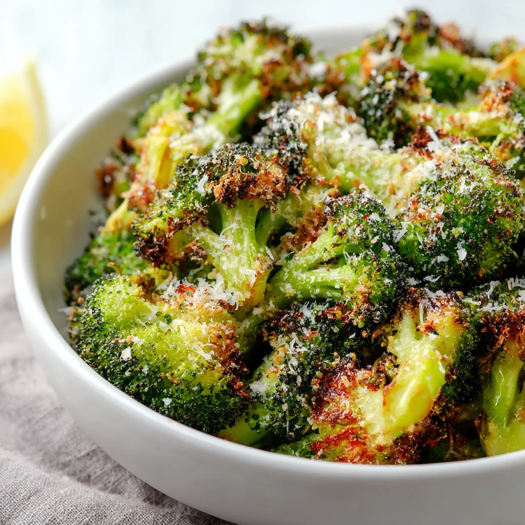 Crispy Parmesan Crusted Broccoli Florets Minutes