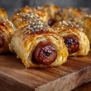 Crispy Pigs in a Blanket Recipe with Easy Everything Bagel Seasoning