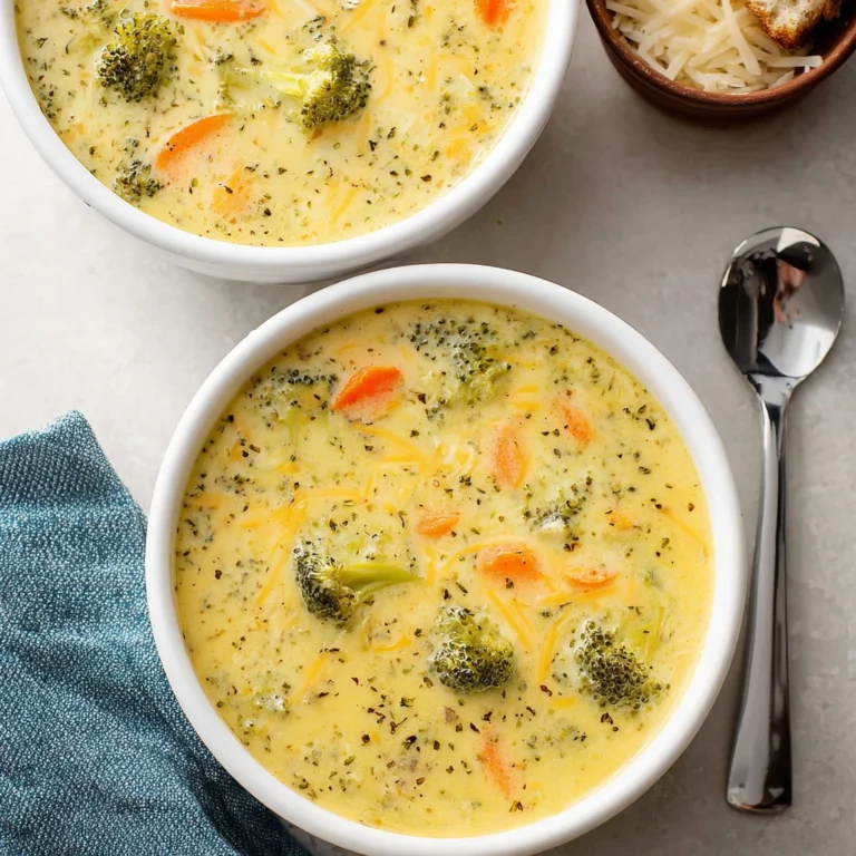 Crockpot Broccoli Cheddar Soup