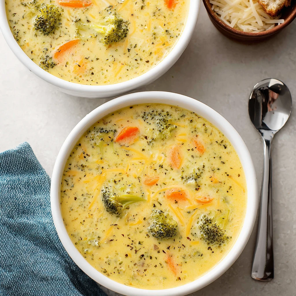Crockpot Broccoli Cheddar Soup