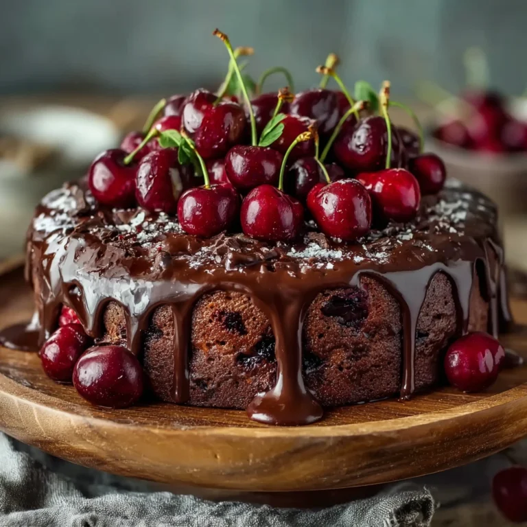Decadent Chocolate Cherry Truffle Torte Recipe Perfect Special