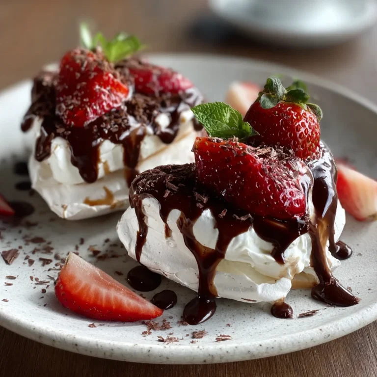 Decadent Chocolatecovered Strawberry Pavlova Hearts Recipe Make Home