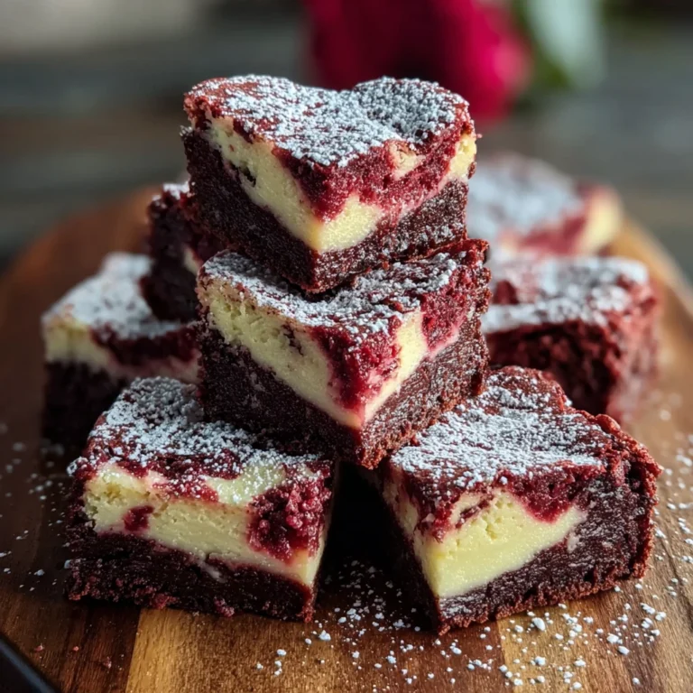 Decadent Red Velvet Heartshaped Cheesecake Brownies Recipe Impress
