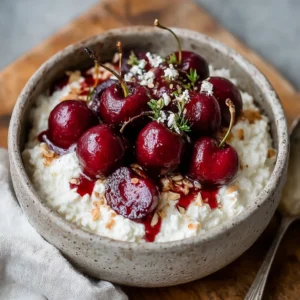 Delicious Cherry Cheesecake Breakfast Bowl Recipe to Try!