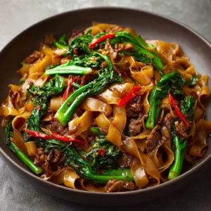 Delicious Drunken Noodles with Beef and Flavorful Twists