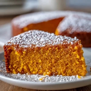 Delicious Flourless Sweet Potato Cake with Gin Extract Flavor